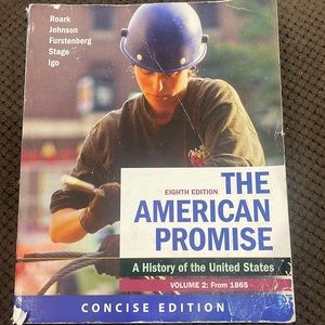 Text book. A history of the United States. Volume 2. Fair condition. Paperback.